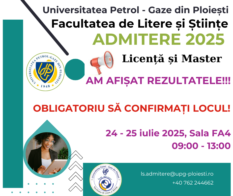 Confirmare locului!