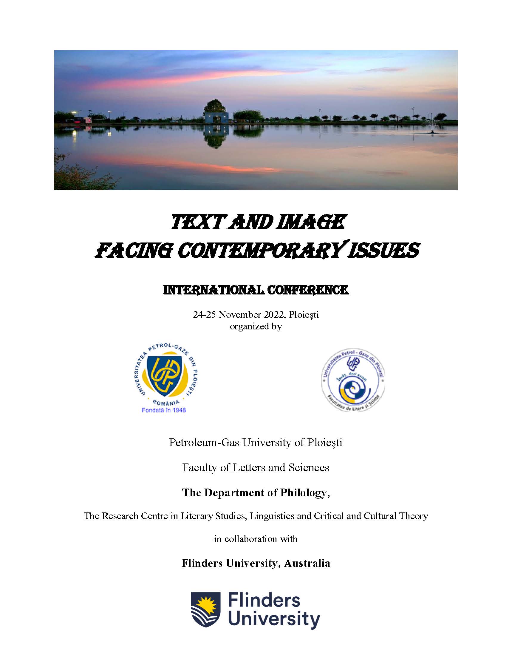 "Text and Image Facing Contemporary Issues" International Conference, 24-25 November 2022
