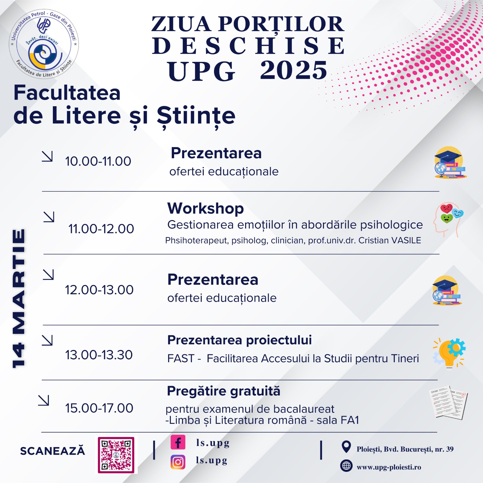 Ziua porților deschise UPG 2025