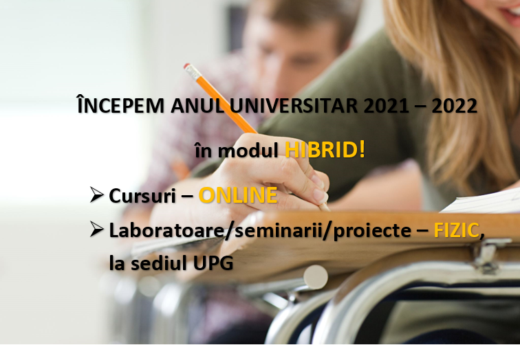 Activități didactice în modul HIBRID 