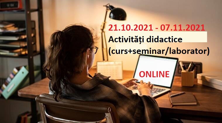Activități didactice exclusiv ONLINE