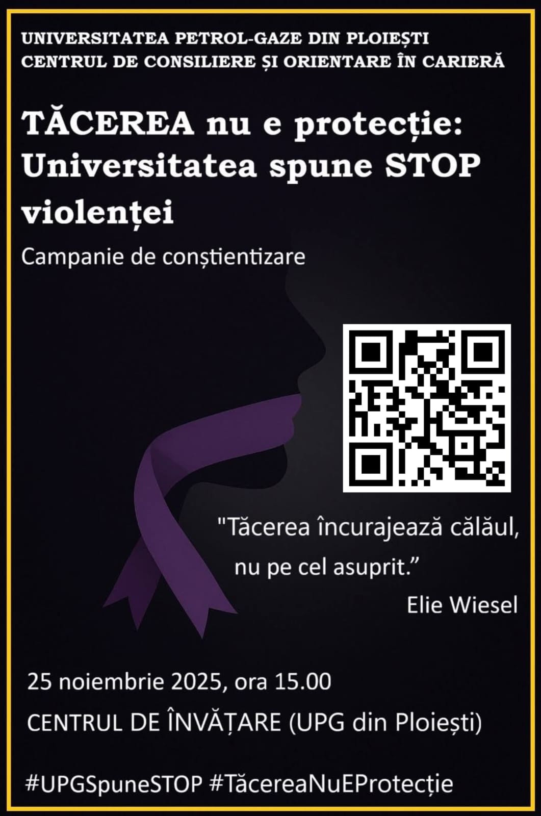 Tăcerea nu e protecție!