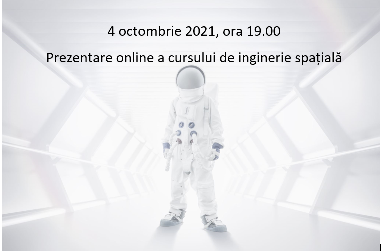 ROSPIN (Romanian Space Initiative) - prezentare online a cursului de inginerie spațială